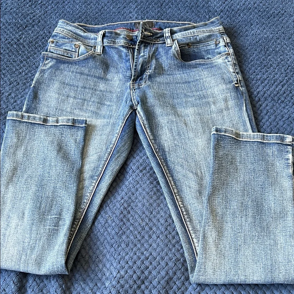 Steve's Jeans Men's Slim Fit Blue Jeans - Picture 2 of 8